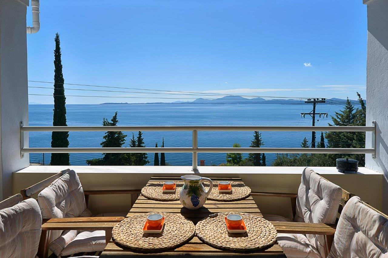 Mediterranean View Hotel Barbati Bagian luar foto