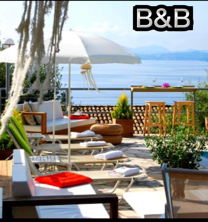 Mediterranean View Hotel Barbati Bagian luar foto