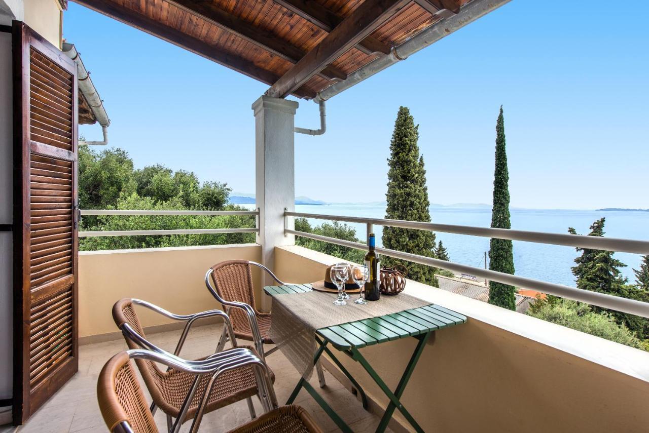 Mediterranean View Hotel Barbati Bagian luar foto